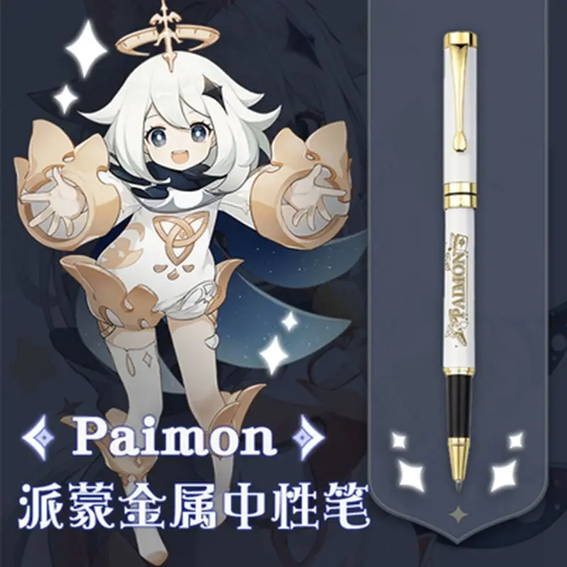 Game Genshin Impact Surrounding Anime Fashion Paimon HuTao ZhongLi Klee KeQing Students Neutral pen Secondary Birthday Gifts