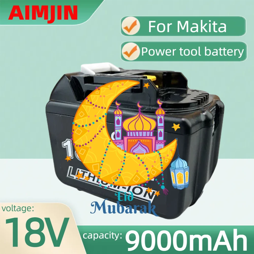 

18V Battery For Makita BL1850B Li-ion 18V 9000mAh BL1840B BL1860 BL1890 BL1815 BL1830 BL1835 Cordless Drills Batteries LXT400 DE