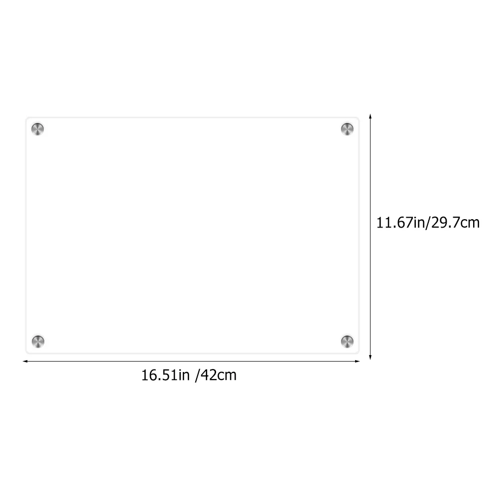 Clear Dry Erase Board Refrigerator Daily Planner Calendar for Fridge Magnetic Household Convenient Whiteboard Acrylic Wall