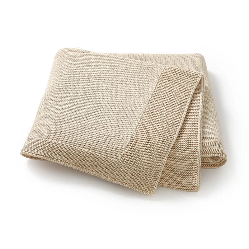 

Хлопковое детское одеяло, вязаное пеленание для детской коляски, супер мягкое модное однотонное постельное белье для новорожденных мальчиков и девочек, одеяло 100*80 см в клетку