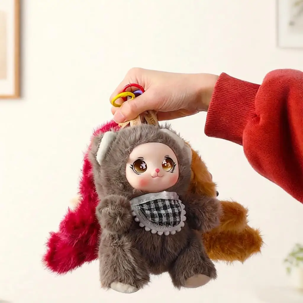 The manufacturer of vinyl dolls - Adorable Pet Family little bear plush doll, plush desk ornament, study companion doll