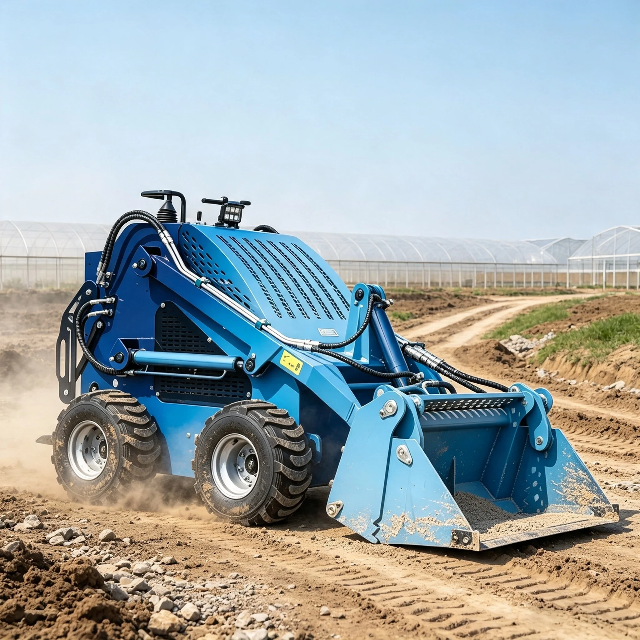 Reliable core components Auxiliary hydraulic circuit Light Skid Loader Building Skid Steer Gravel Handling Skid Loader