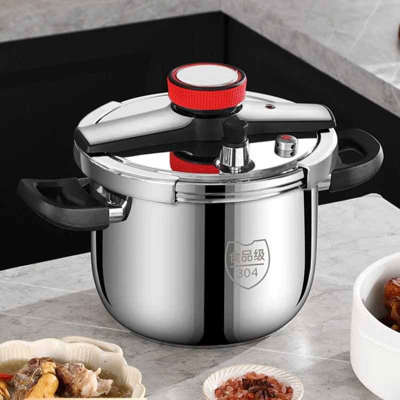 SuMeiGuan 304 Stainless Steel Explosion-Proof Pressure Cooker for Gas Stove and Induction Cooker Mini Size for Efficient Cooking