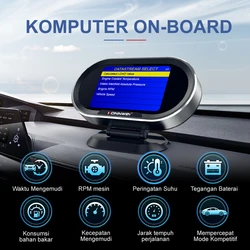 KONNWEI KW206 OBD 2 Scanner Car On-Board Computer Auto Digital Computer Display OBD 2 Scanner Fuel Consumption Water Temper