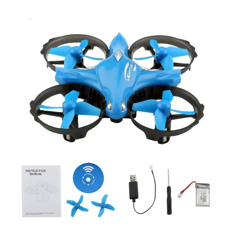 JJRC H102 طائرة هليكوبتر صغيرة بدون طيار UFO بدون رأس وضع الاستشعار بالأشعة تحت الحمراء 360 الدورية مع ألعاب خفيفة للأطفال الصغار