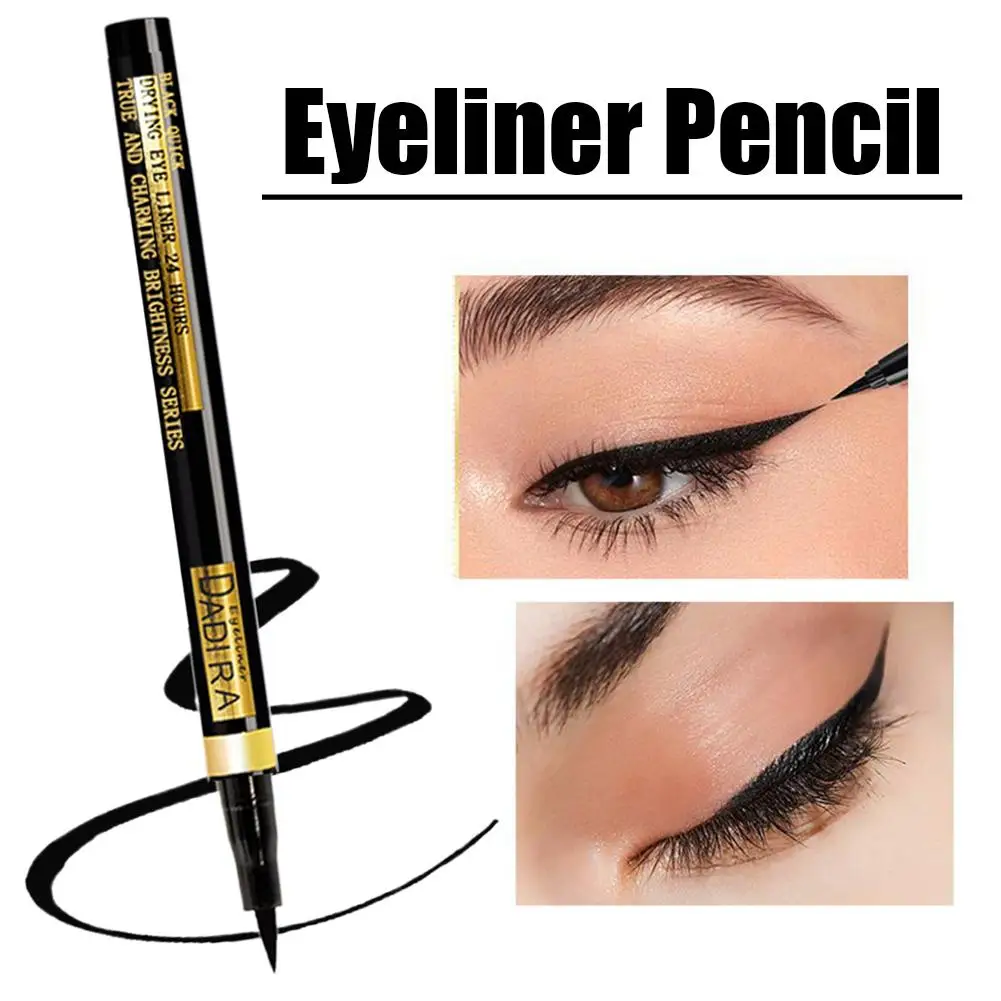 방수 얼룩 방지 액체 아이라이너 펜 - 초보자를 위한 오래 지속되는 컬러풀 메이크업, 블랙 & 브라운 색조를 쉽게 적용할 수 있음