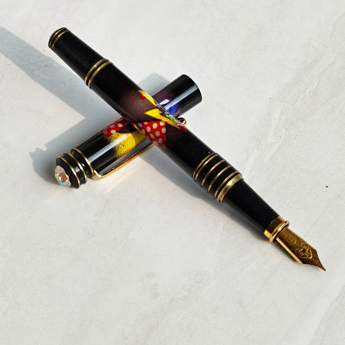 Dandong Golden Dragon Prince Vintage Fountain Pen EF Nib Smooth Writing 1996 Model Rare Old Stock for Daily Use