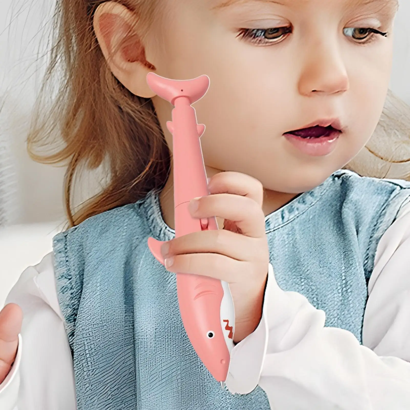 Pen That Sprays Water Sprays Water Writing Ballpoint Pen Shark Shaped Writing Instrument Gag Gadget for Coworkers Women Men Kids