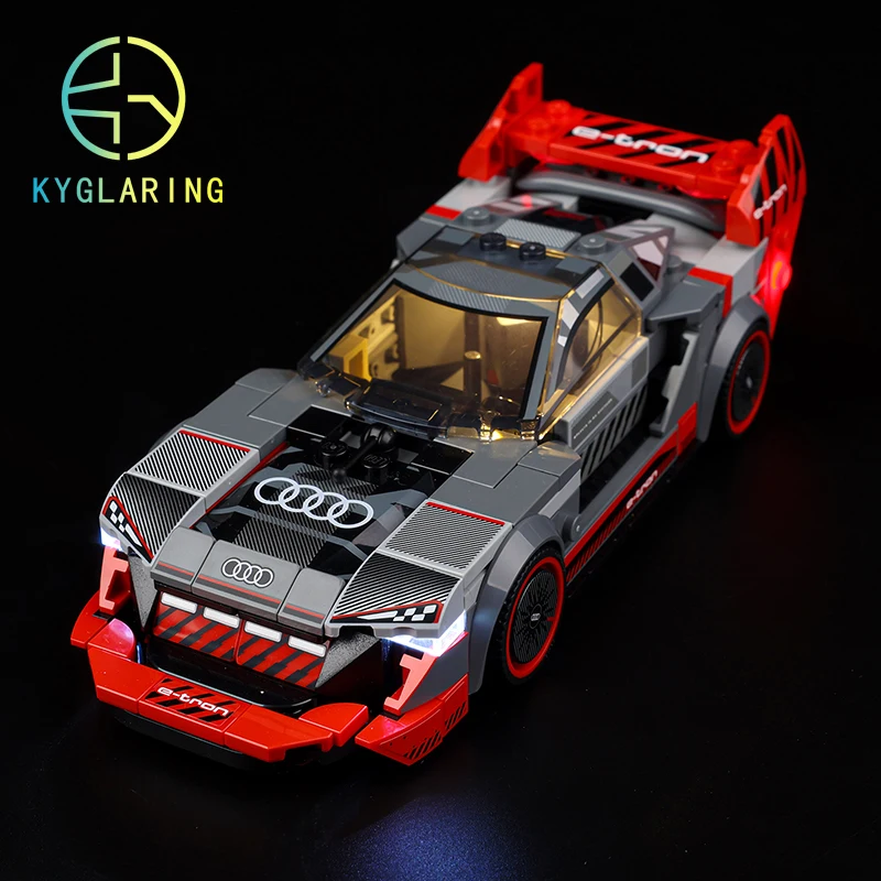 

Kyglaring Led Lighting Set DIY Toys for 76921 Audi S1 e-tron quattro Race Car Blocks Building(NO Model)