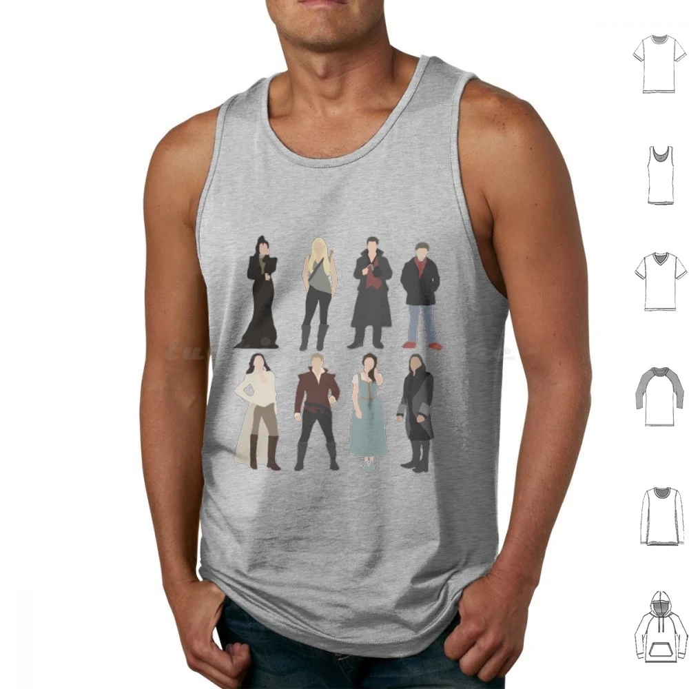 Ouat Main Characters Tank Tops Vest Sleeveless Ouat Once Upon A Time