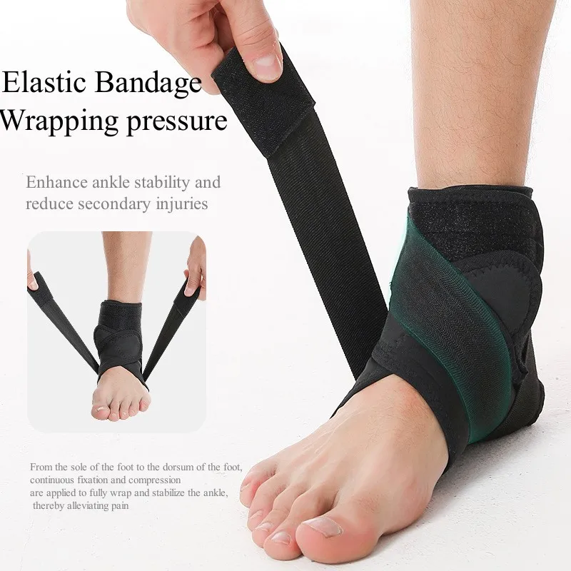 1Pc Bandage Compression Sports Ankle Brace Socks Fitness Basketball Football Professional Anti Sprain Ankle Sleeve Support Joint