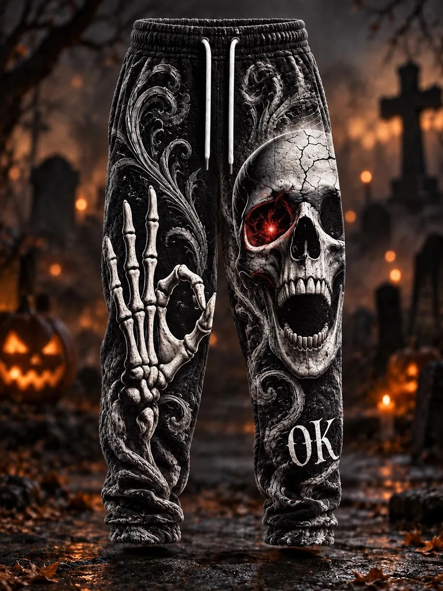 Men's New Gothic-Style Joggers with 