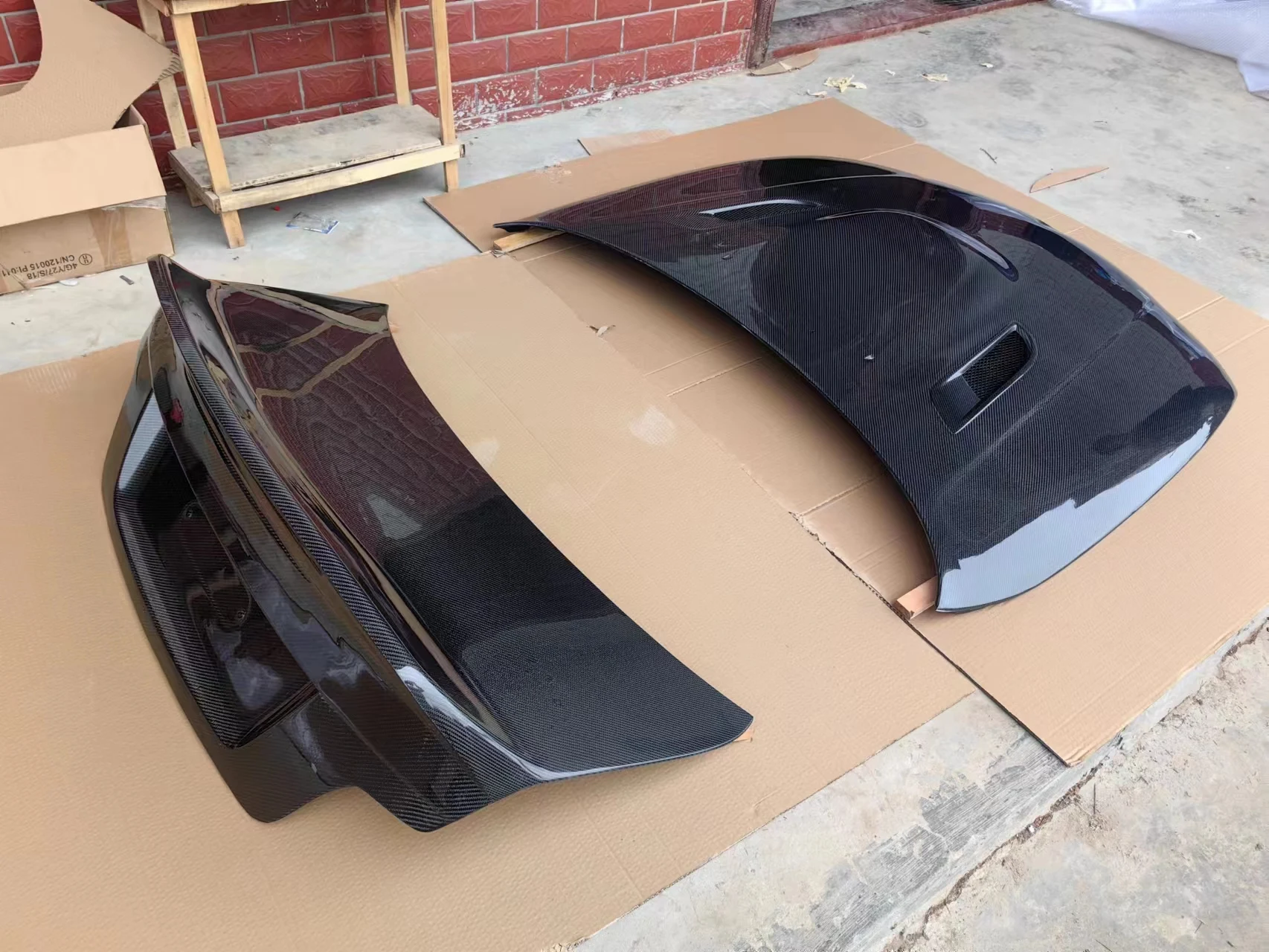 High Level Material Real Carbon Fiber Hood Bonnets For  1 Series E82 1m E88
