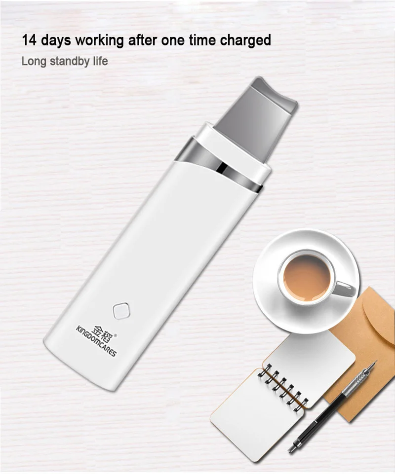 多機能 USB 充電フェイシャルスクラバーピーリングスキンクリーナー超音波イオンしわ黒ずみ除去肌引き締めマッサージャー