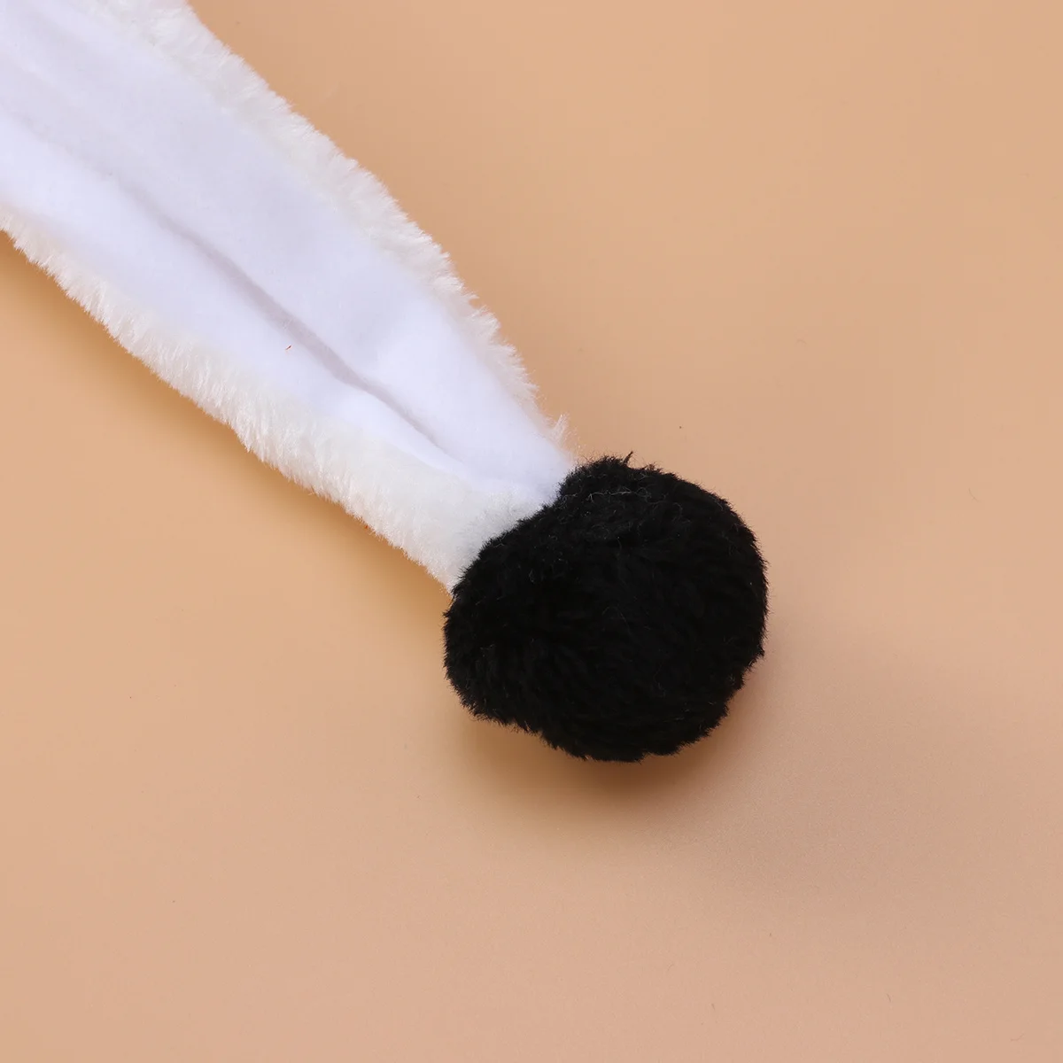 

White Animal Hood Winter Hat for Children Adults Soft Comfortable Earflap Design Warm Face Neck Protection Party Performance Use