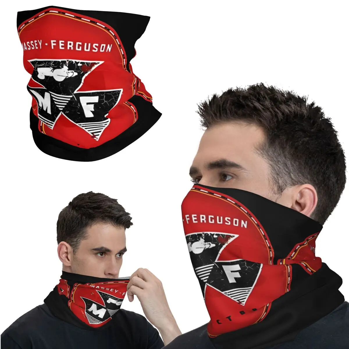 

Neat Bandana Neck Cover Motorcycle Club Massey Ferguson Tractors USA Wrap Scarf Cycling Scarf Hiking Unisex Adult Windproof