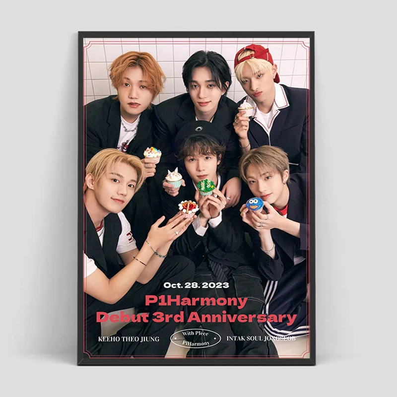 Kpop P-P1Harmony Poster Posters for Wall Decororation Gaming Room Decoration Home Painting on Canvas Print Art Decorations Decor