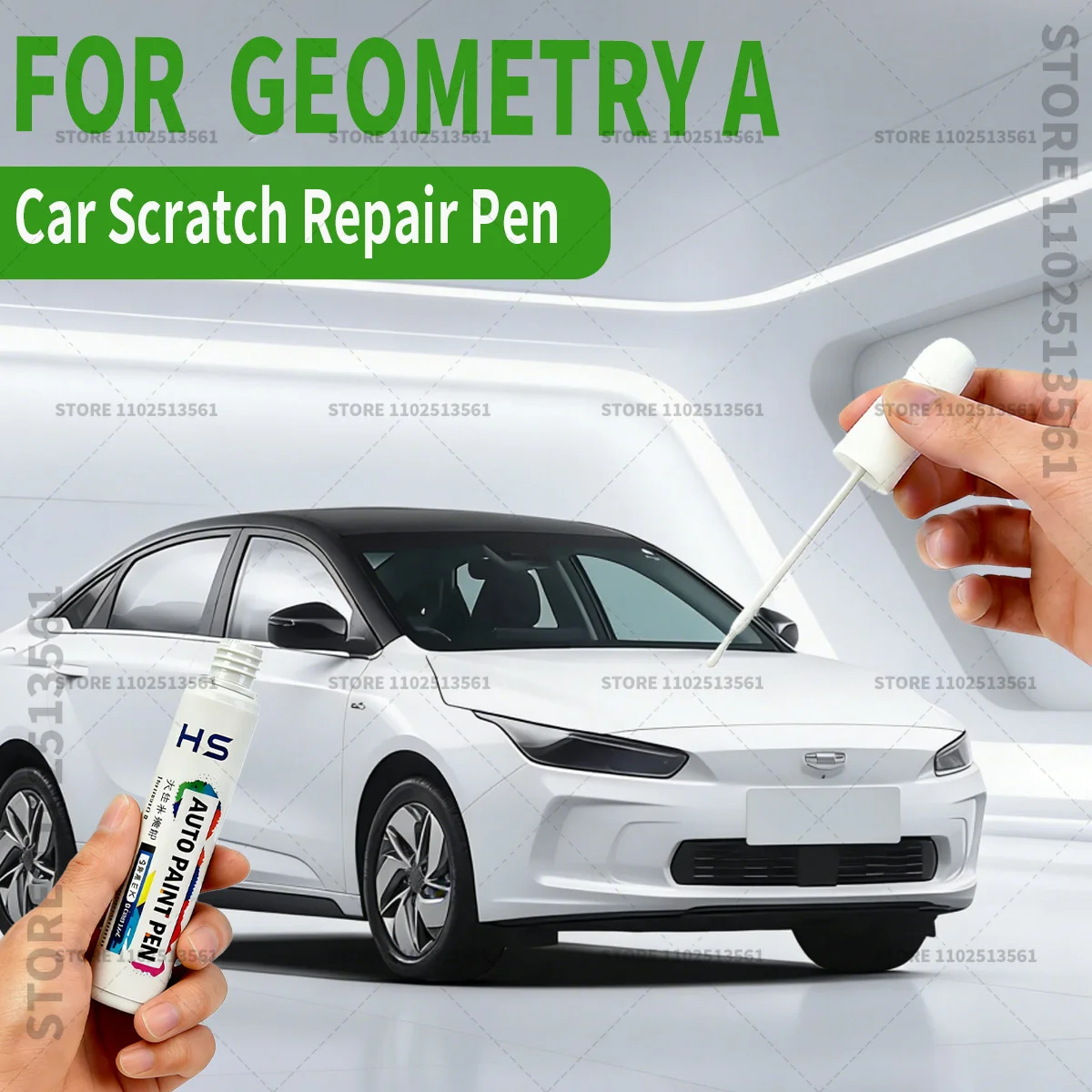 

Карандаш для ремонта автомобильной краски, средство для удаления царапин, аксессуары для авто, белый 113, синий B13, красный Silence Silver JL03 для Geometry A