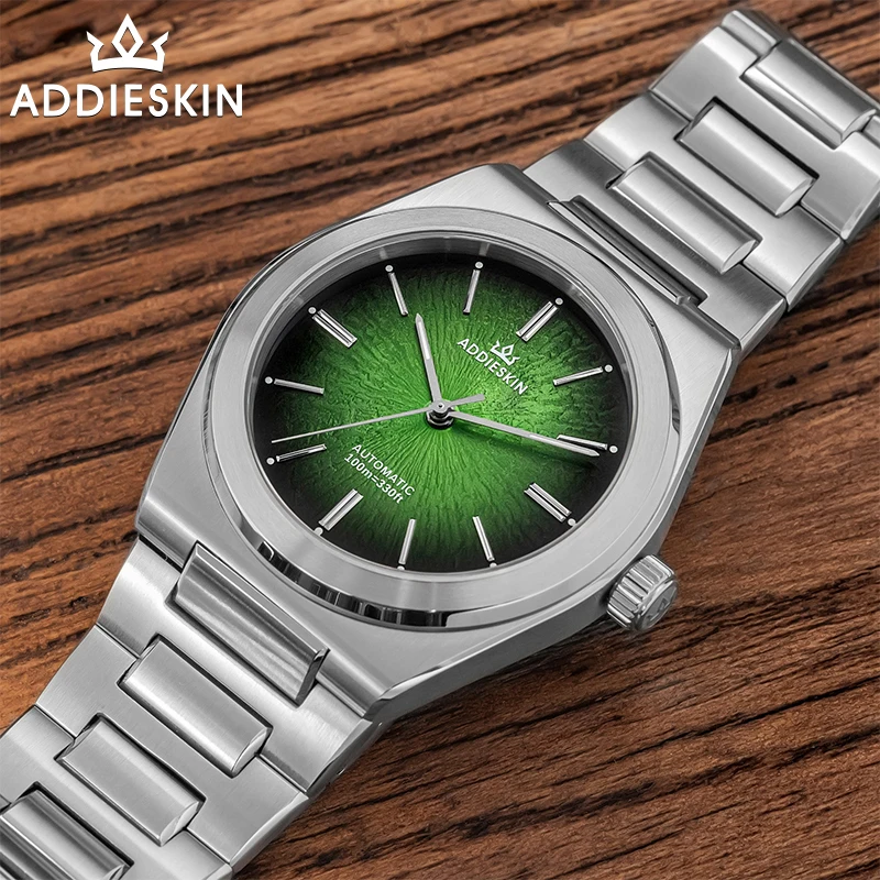 Addiesdive العلامة التجارية ساعة ميكانيكية K001 الياقوت ميوتا 9015 ساعة أوتوماتيكية BGW9 مضيئة مقاوم للماء التدرج الرجال الساعات