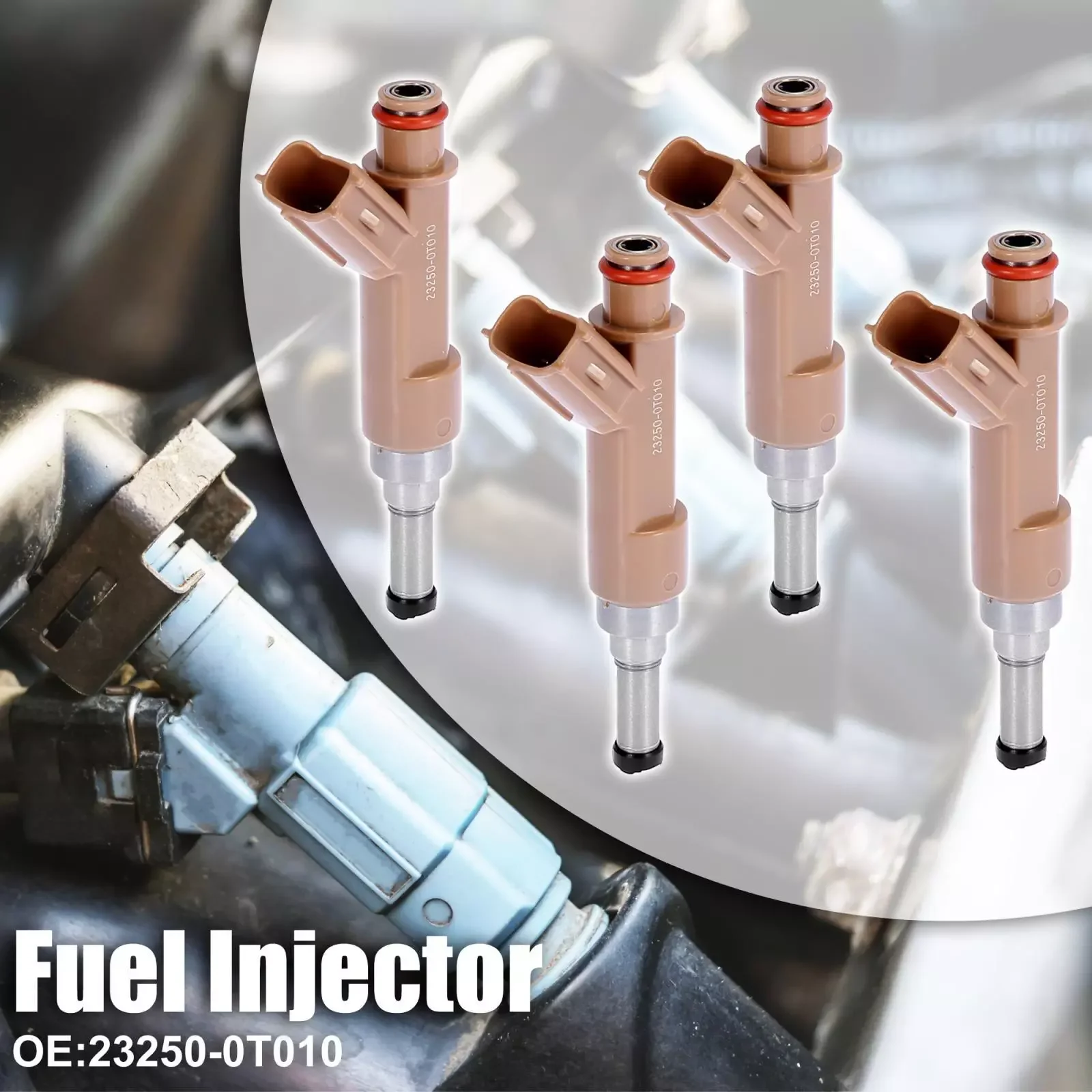 

High quality 4pcs 23250-0T010 Car Fuel Injector for Toyota Corolla Matrix 4 Door for Scion 232500T010 FREE SHIPPING!!!