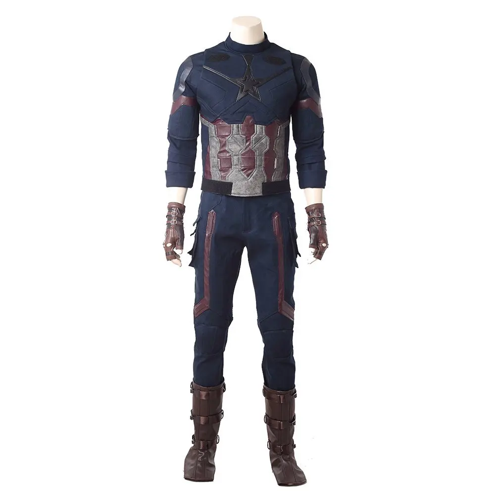 

Fantasia Steve Cosplay Costume Men Rogers Halloween Carnival Clothing