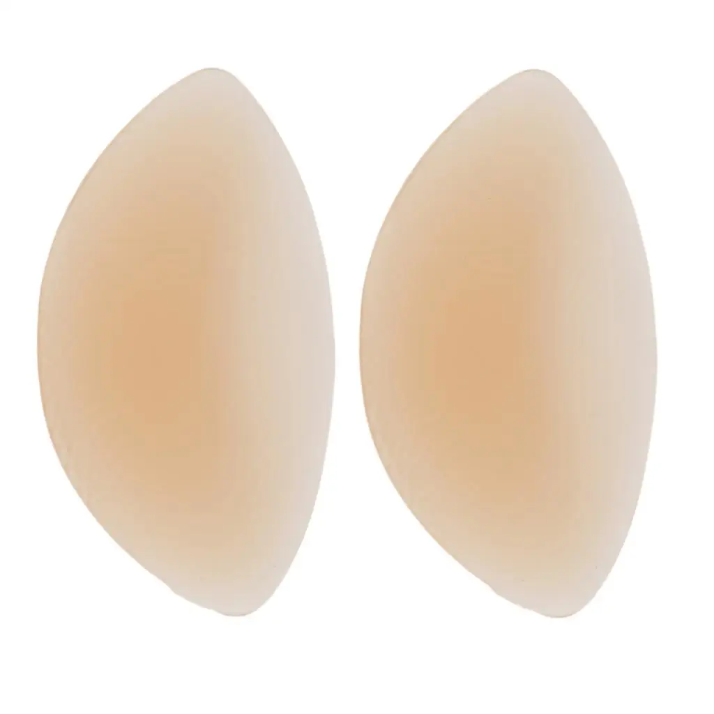 Breast Enhancers Silicone Bra Insert Pads Invisible Reusable Seamless Push Up Pad for Daily Beach and Events