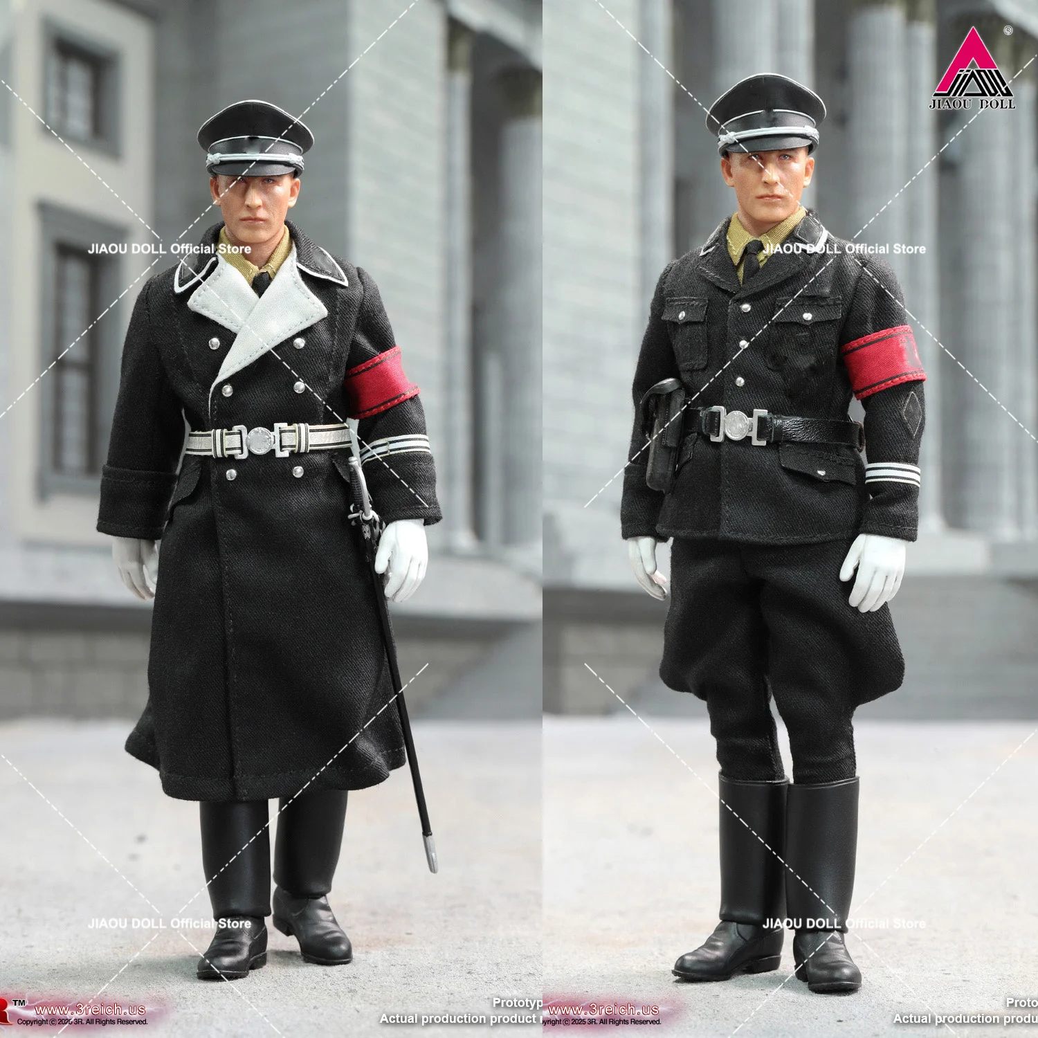 3R TG80006 1/12 Bilancia WWII Comandante tedesco Set completo Mini Soldato Figurine 6 ''Maschio Action Figure Bambole Giocattolo da collezione