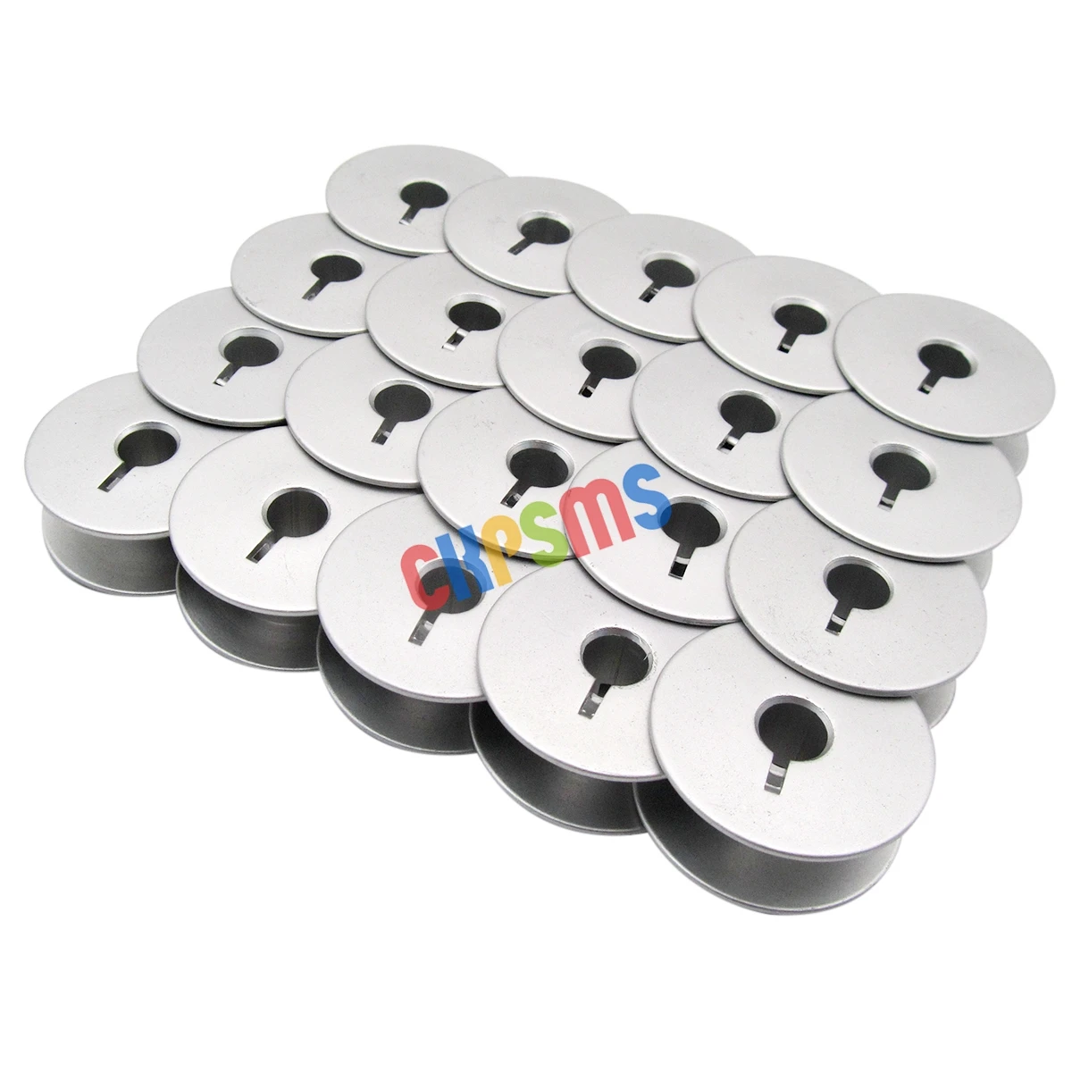 #18034AS Aluminum Large Bobbins M Size FOR Brother B797,B798 Jack H2 Juki DNU-1541,DU-141H,DU-1181 Consew 206RB Yamata FY5318