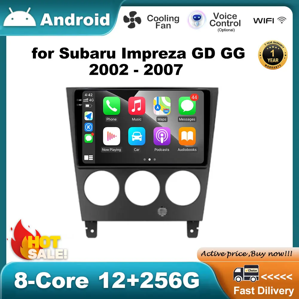 

Android OS GPS Navigation for Subaru Impreza GD GG 2002 - 2007 Car Radio Multimedia Video Player Wireless Carplay BT Auto Tools