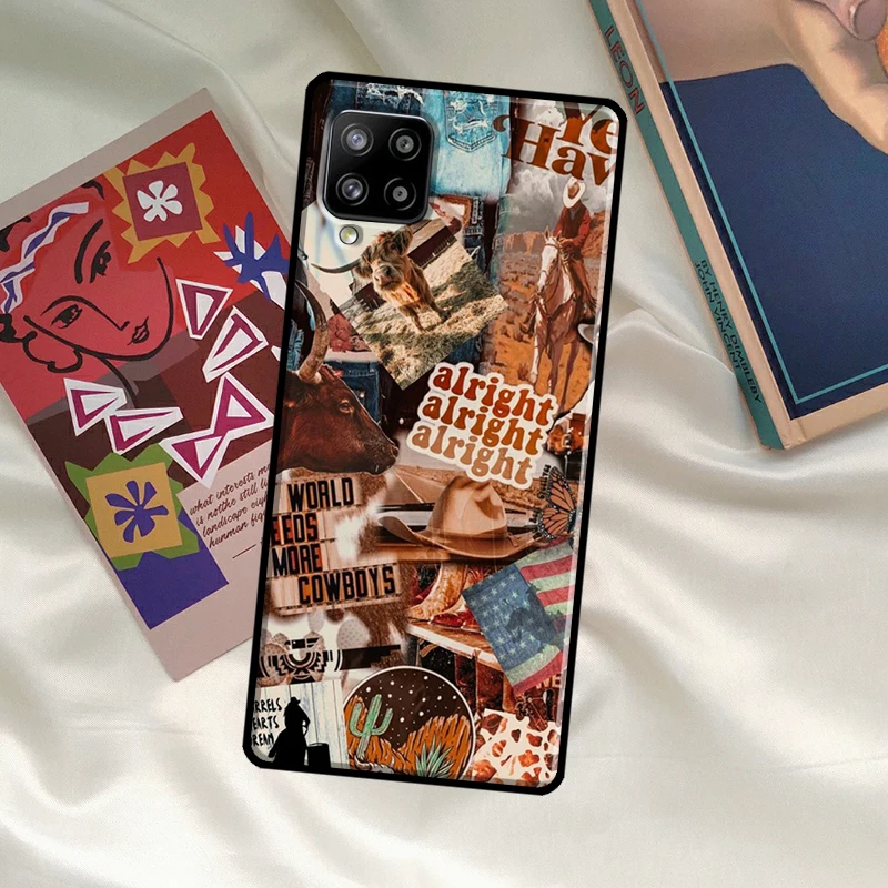 Cowboy Cowgirl Howdy Western Ranch Case For Samsung Galaxy A54 A34 A14 A53 A33 A13 A52 A32 A12 A51 A71 A21S A52S A11 A31 Case