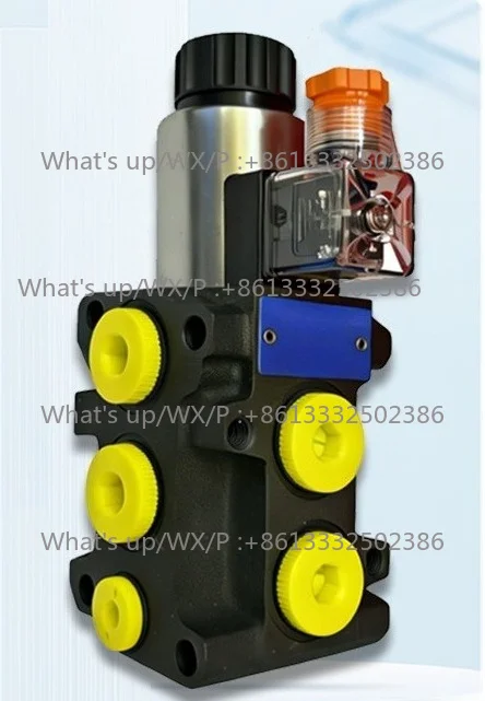 Two-posit-ion six-way s-olenoid val-ve -3/8-DC24V G1/2 MOP06 sol-enoid va-lve So-lenoid dr-ainage sw-itching va-lve