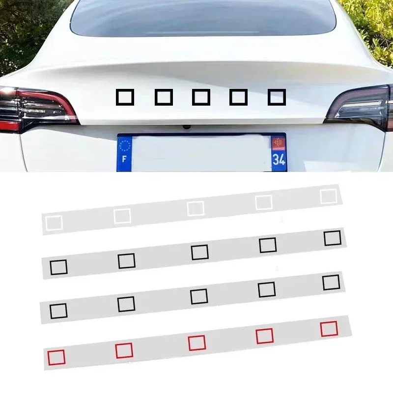 

3D ABS Letters for Model 3/Y/X/S Dual Motor - Rear Tailgate Trunk Emblem Badge Car Sticker Decal