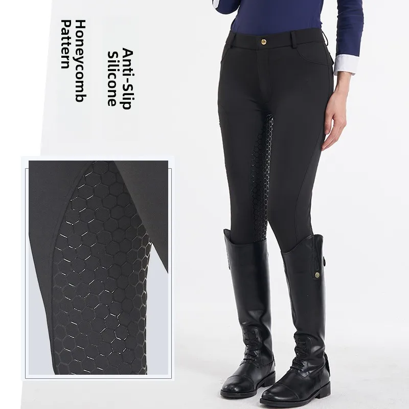 pantalon-d'equitation-exterieur-haute-elasticite-–-Equipement-d'equitation-pour-hommes-femmes-et-enfants-–-pantalon-long-avec-fermeture-eclair