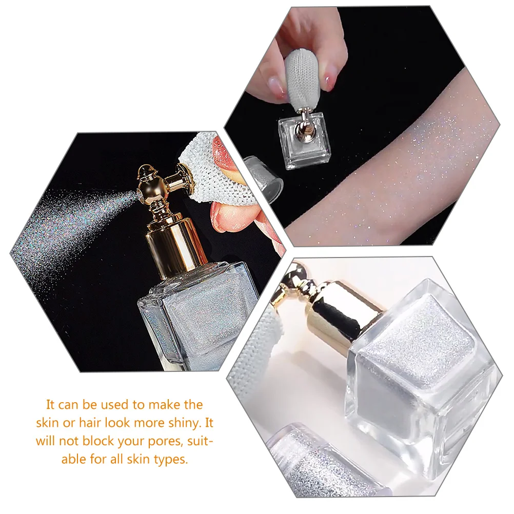 Body Glitter Spray 100Ml Shimmer Powder for Hair Face Skin Festival Party Prom Carnival Wedding Highlighter Shine