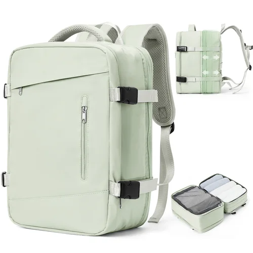 Bolsa de cabina 40*25*20, mochila de viaje, mochila para portátil de viaje de negocios de gran capacidad, bolsa de viaje corta, evita salpicaduras de agua