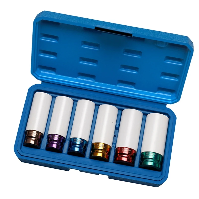 Pneumatic Drive Wheel Protector Sleeve Guard Socket Set in Assorted Color, Easy to Use Suitable for All Road Conditions