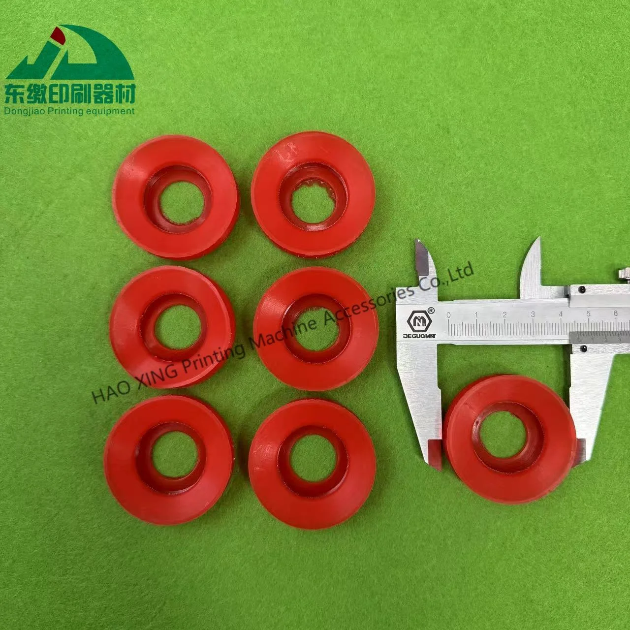Venda quente de borracha otário máquinas de impressão peças reposição borracha otário máquina impressão acessórios vermelho otário