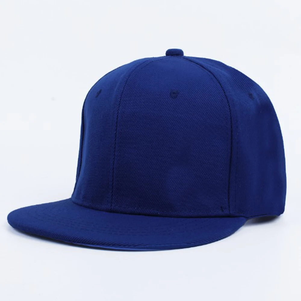 

Flat-Brimmed Baseball Cap Breathable Solid Color Hip-Hop Hat Outdoor Sports Travel Hiking For Men Women CasualSnapback