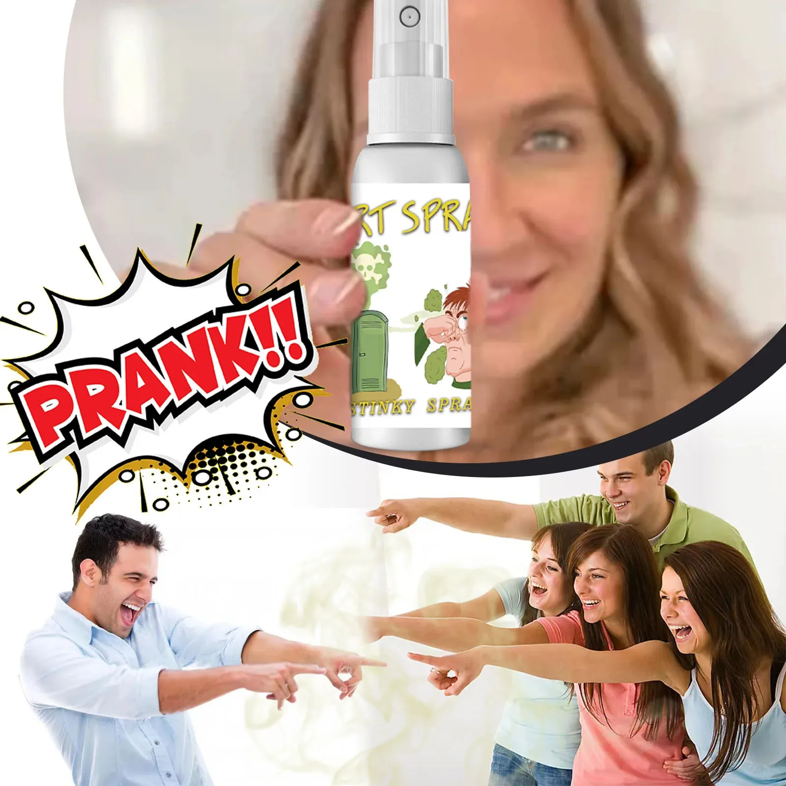 لعبة مزحة بخاخ ضرطة قوية سعة 30 مل - رائحة ضرطة بديعة حقيقية قوية جدًا، هدية صعبة مضحكة لجميع الأعمار وسيناريوهات المزحة #4