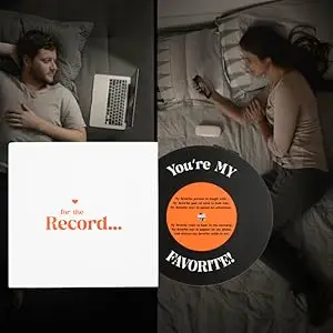 Bienen-Jubiläumskarte für Sie und Ihn, Valentinstagsgeschenk für Ehemann, Ehefrau, Freund, Freundin, für die Schallplatten-Liebeskarte – Detail 16