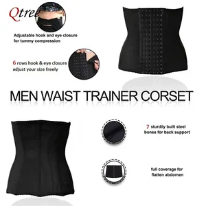 Qtree 드레스 슬리밍 허리 트레이너 벨트 셰이프웨어 여성 배꼽 Cincher Body Shaper 지방 압축 스트랩 girdles 회사 후크 코르셋 12 최고의 판매 지방 연소 - №6