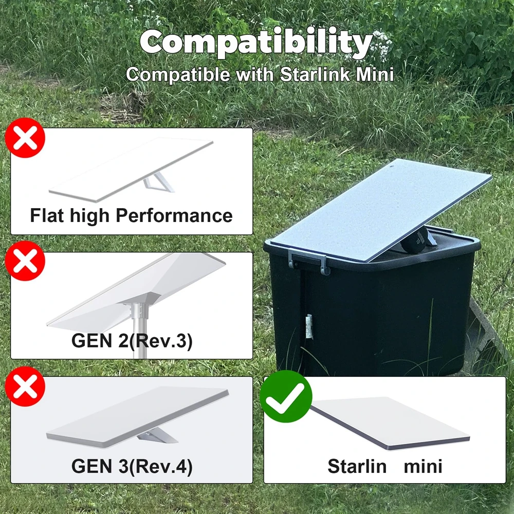 Casing Pelindung Silikon untuk Penutup Mini Starlink Lengan Tahan Air Anti-tabrakan Antijatuh untuk Aksesori Piring Mini Starlink