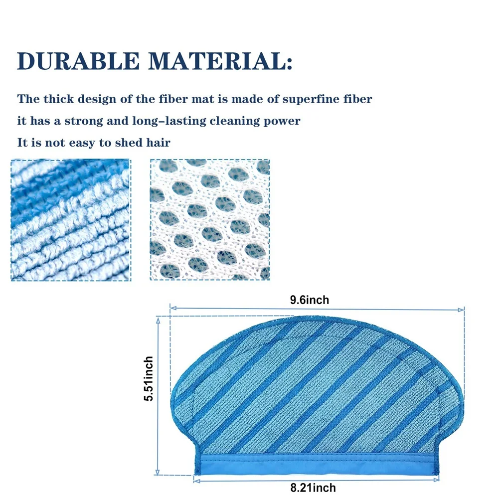 roller brush Replacement Parts Main Brush Side Brush HEPA Filter Compatible for Ecovacs 920 950 Robot Vacuum Cleaner Accessories