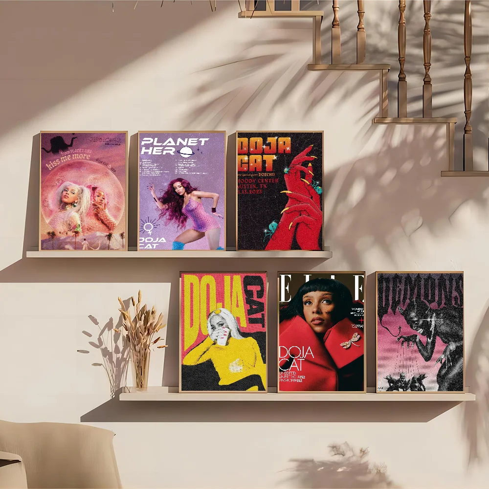 Newly Pop Rapper Doja Cat Single Good Quality Prints And Posters HD Quality Poster Wall Art Painting Study Home Decor