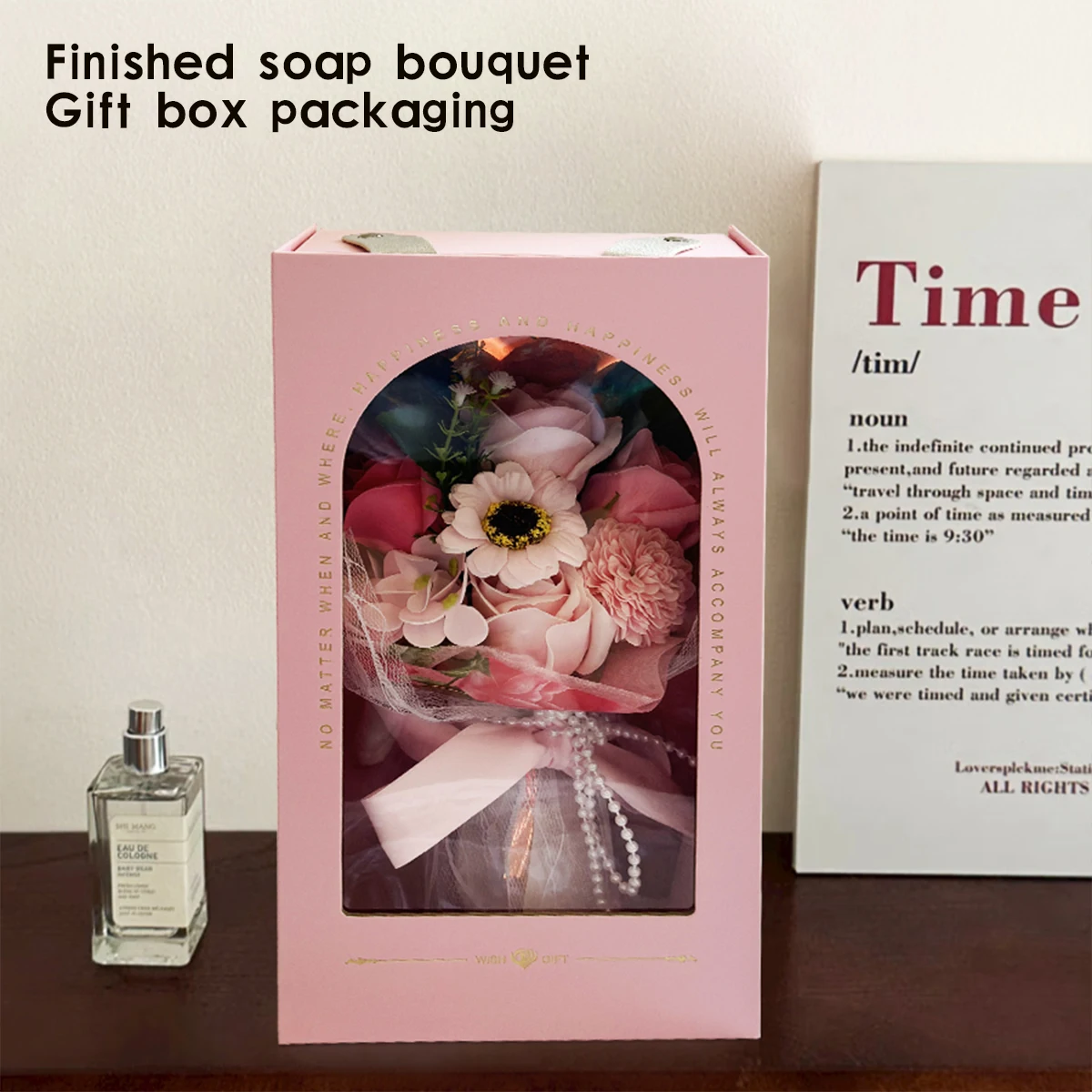 

Simulated Flower Creative Festival Bouquet Gift Box Packaging Soap Flower Birthday Home Decoration Soap Eternal Flower