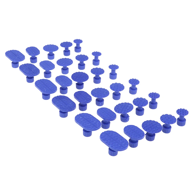 New 30pcs Suction Cups use for Remove Hail Pits Sets Car Glue for Slices DIY Hand Tools Kit Paintless Dent Repair Puller Tools