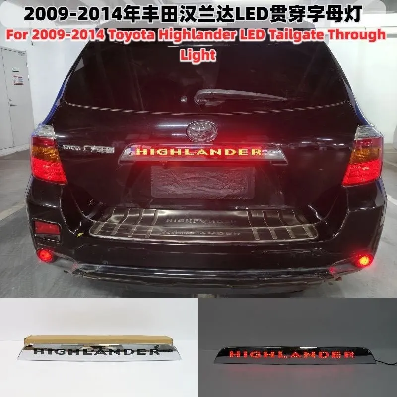 

car bumper lamp tail light for Toyota Highlander taillight LED auto accessories 2009~2014y brake rear fog lamp