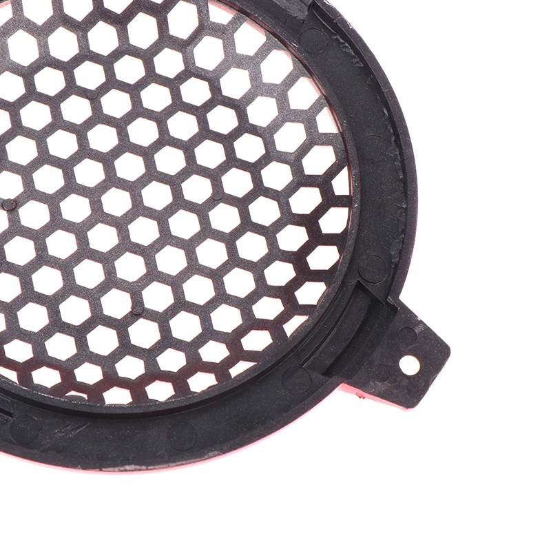 4 ''Rode Plastic Auto Audio Speaker Sub Woofer Grille Bescherming Beschermer Cover Mesh Ronde Auto Subwoofer Speaker Beschermkap