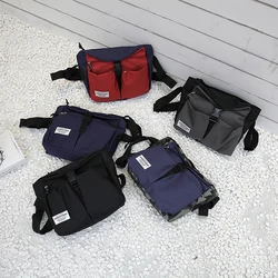 Japanese Zipper Waterproof Nylon Men‘s Bag Shoulder Square Man Bag Causal Urban Travel Sports Crossbody Men Messenger Bag Bags