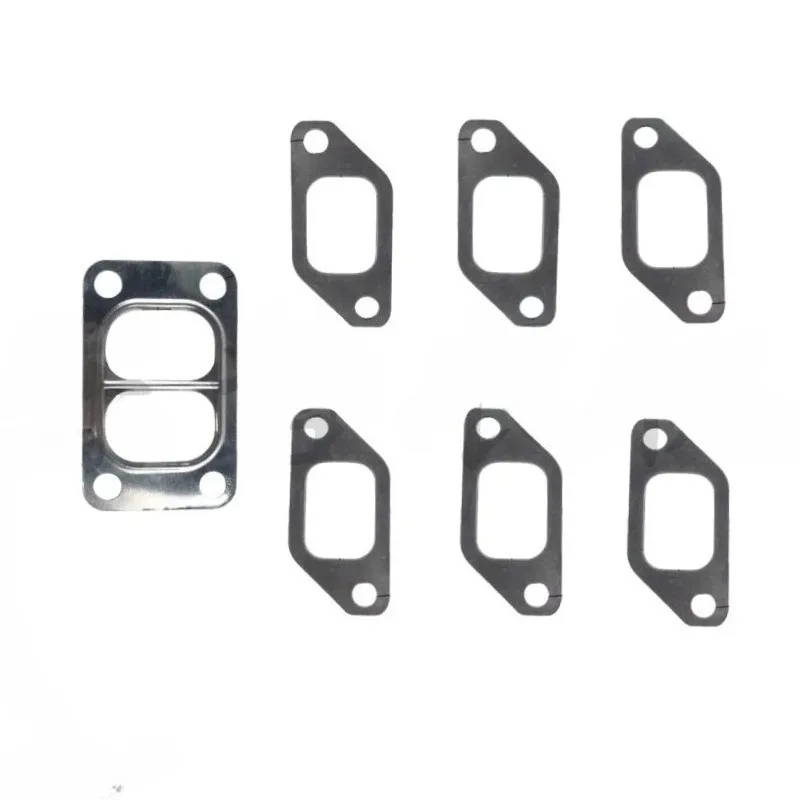 Tractor Parts Exhaust Manifold Gasket 6-Cylinder Engine Center Distance 8.6 * 4.5 for John Deere 1054 1204 for Dongfanghong